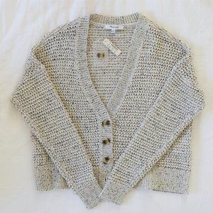 NWT Madewell Hartley cardigan sweater in marled gray